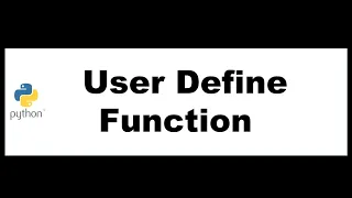 Python Bangla Tutorials 28 User Define Function