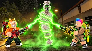 AKU DAN SKOBI PERGI KE KUBURAN DAN TANGKAP HANTU POCONG!!