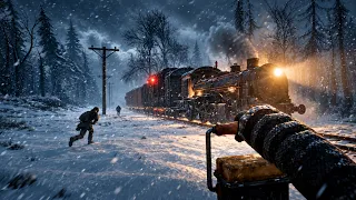 SUPRAVIEȚUIM pe un TREN cu PRIETENII! [FILM]
