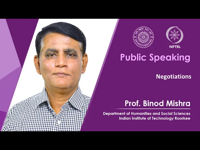 Lecture 29: Negotiations