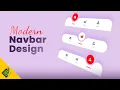 CSS Navbar UI Design for Modern responsive Website