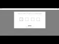 OTP tab Change on entering value Just using html css and js