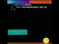Java program to merge two arrays