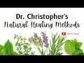 Lecture on Dr Christopher s Healing Methods