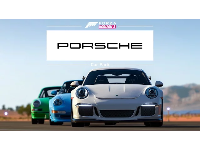 Forza Horizon 3 -- Porsche Car Pack