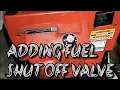 HOW TO ADD FUEL LINE SHUT OFF TORO SNOW BLOWER
