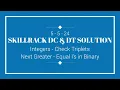 SKILLRACK DAILY CHALLENGE AND DAILY TEST SOLUTION 04-05 C