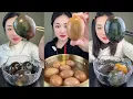 Download Lagu 【Yummy】Eating show：Preserved eggs with aged vinegar+live beads🥚🥚#asmr
