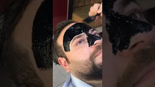 ماسك بلاك  ازالة الرئوس السوداء حلاقة علي المونتير دندنها