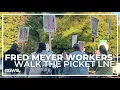 Fred Meyer workers around Portland walk off the job