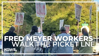 Fred Meyer workers around Portland walk off the job