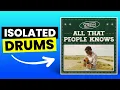 All That People Knows - Talisco | Only Drums (Isolated)