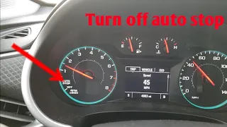 Bypass Chevys new auto stop and start