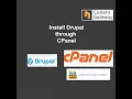 Install Drupal using CPanel - Step by step