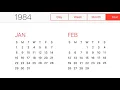 1984 Calendar