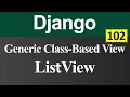 Generic Class Based View and ListView in Django Hindi