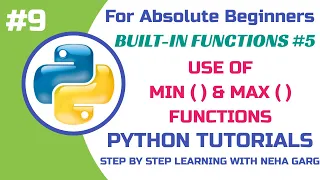 Python min max Functions Finding Minimum Maximum Values Class 11 12 CS