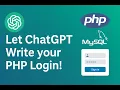 Let ChatGPT Write Your PHP Login