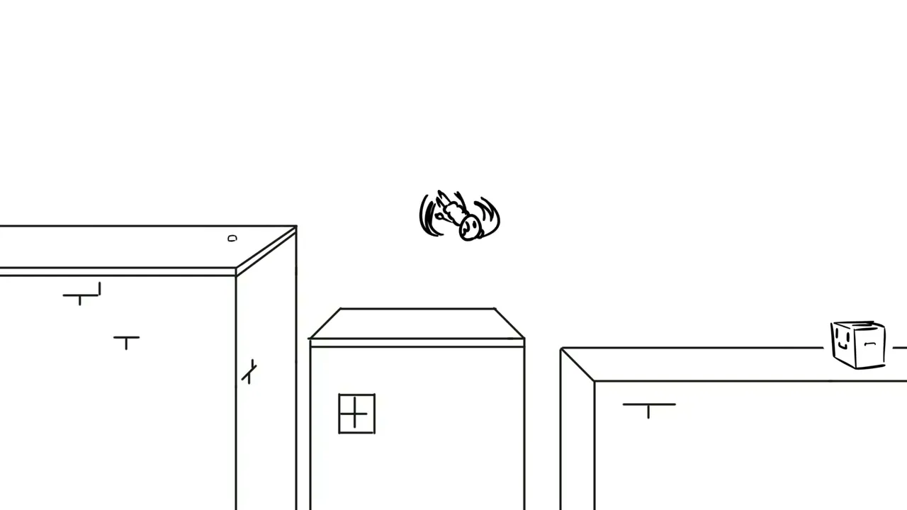 Wahtah running to Boxy