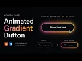 How to Create an Animated Gradient Button with HTML CSS