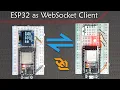 Real-Time Data Transfer between two ESP32 using Web-Socket Client ESP32 WebSocket Server
