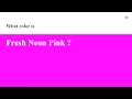 Fresh Neon Pink color hex Cool Violet color ff11ff