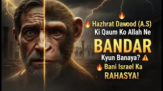 HAZRAT DAWOOD (A.S) KI QAUM KO ALLAH NE BANDAR KYUN BANAYA Bani Israel Ka Rahasya
