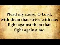 Psalm 35 - Fight against them that fight against me