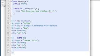 PHP Tutorial Advanced 04 08 Cloning objects