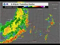 Radar Loop of Severe Thunderstorms of August 20 2019