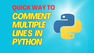 How to Comment Out Multiple Lines of Code in Python