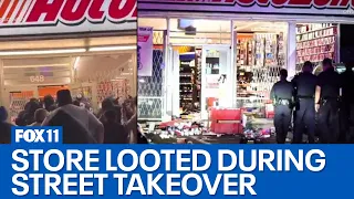 South LA AutoZone store looted after street takeover