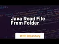 java read file from folder
