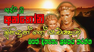 Download ශුද්ධ වූ අන්තෝනි මුනිඳුන්ගේ යාච්ඤාව | ST ANTHONYS PRAYER #UTV MP3