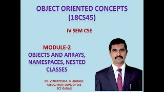 6 - objects and arrays namespaces and nested classes