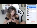 POKIMANE SHOW HIS PHONE IN STREAM