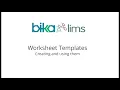 Creating and using Worksheet Templates to automate worksheet creation