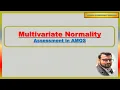 Multivariate Normality Assessment in AMOS