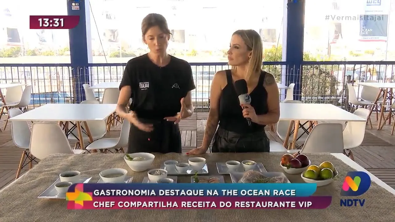 Chef compartilha receita do restaurante VIP na The Ocean Race