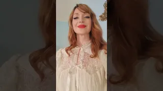 dainty rascal dancing in sheer sexy pinup girl vintage nightgowns close up monta full hd