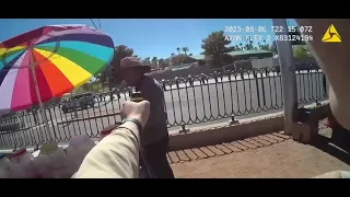 Las Vegas police respond to of officer pulling taser on street vendor circulating online