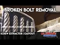Screw extractor easyout broken bolt removal
