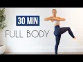 30 MIN FULL BODY WORKOUT - Small Friendly No Jumping No Equipment