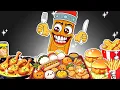 Download Lagu ASMR MUKBANG | Pakrahmatmamat's Street Food: Burger, Fried Chicken | Animation