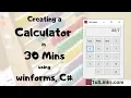 Building a Basic Calculator in 30 Minutes using WinForms C and Visual Studio 2019