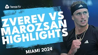 Download Alexander Zverev vs Fabian Marozsan Highlights | Miami 2024 MP3