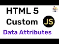HTML5 Custom Data Attributes JavaScript Hindi