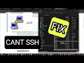 CANT SSH IN TO RASPBERRY PI - FIX