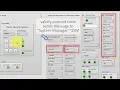 LabVIEW code Queued state machine expected results
