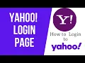Yahoo Login Yahoo com Yahoo Login Page
